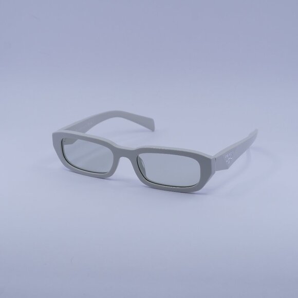 Prada PRB06S 26A40I Sunglasses Dust Rectangle Frame, Light Grey Lenses - Picture 1 of 10